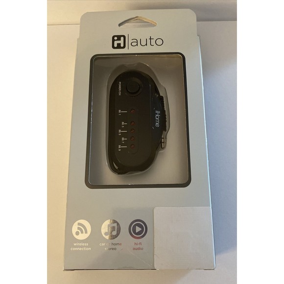 iHome Auto Ultra Compact Wireless FM Transmitter Black IH-BL-CT500B - Picture 4 of 8